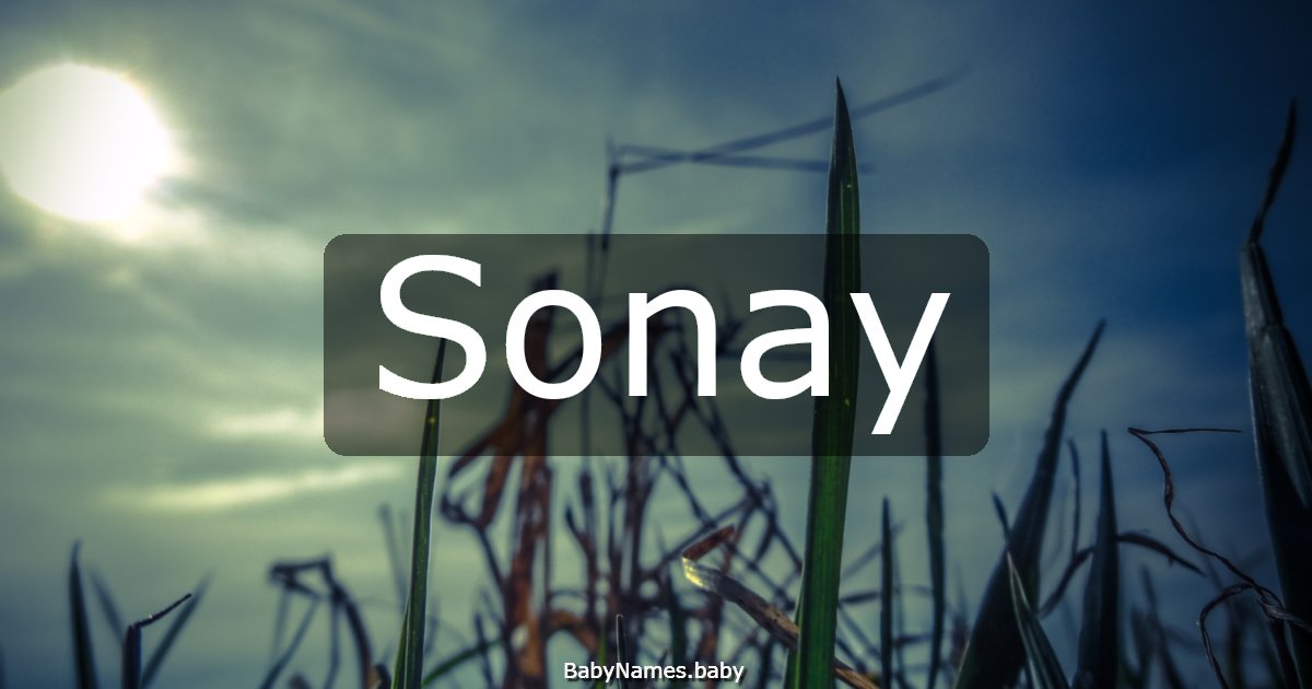 Sonay