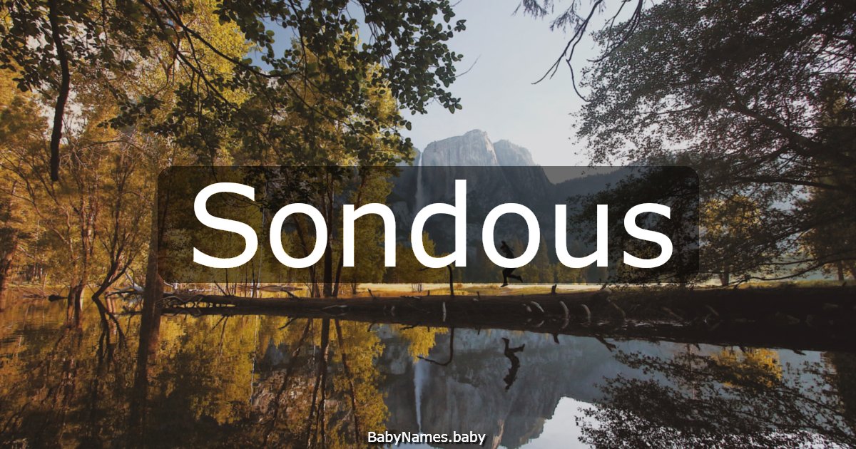 Sondous