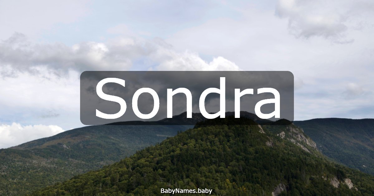 Sondra
