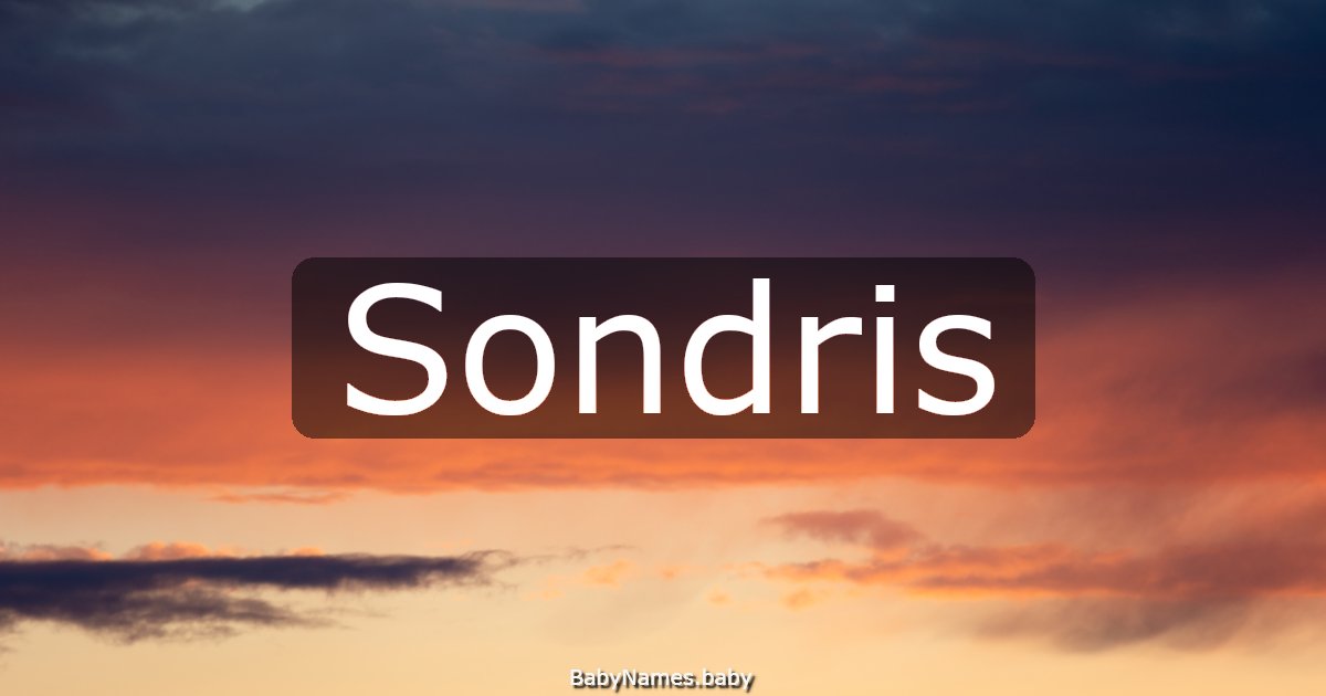 Sondris