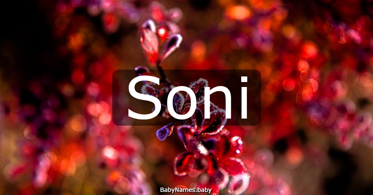 Soni