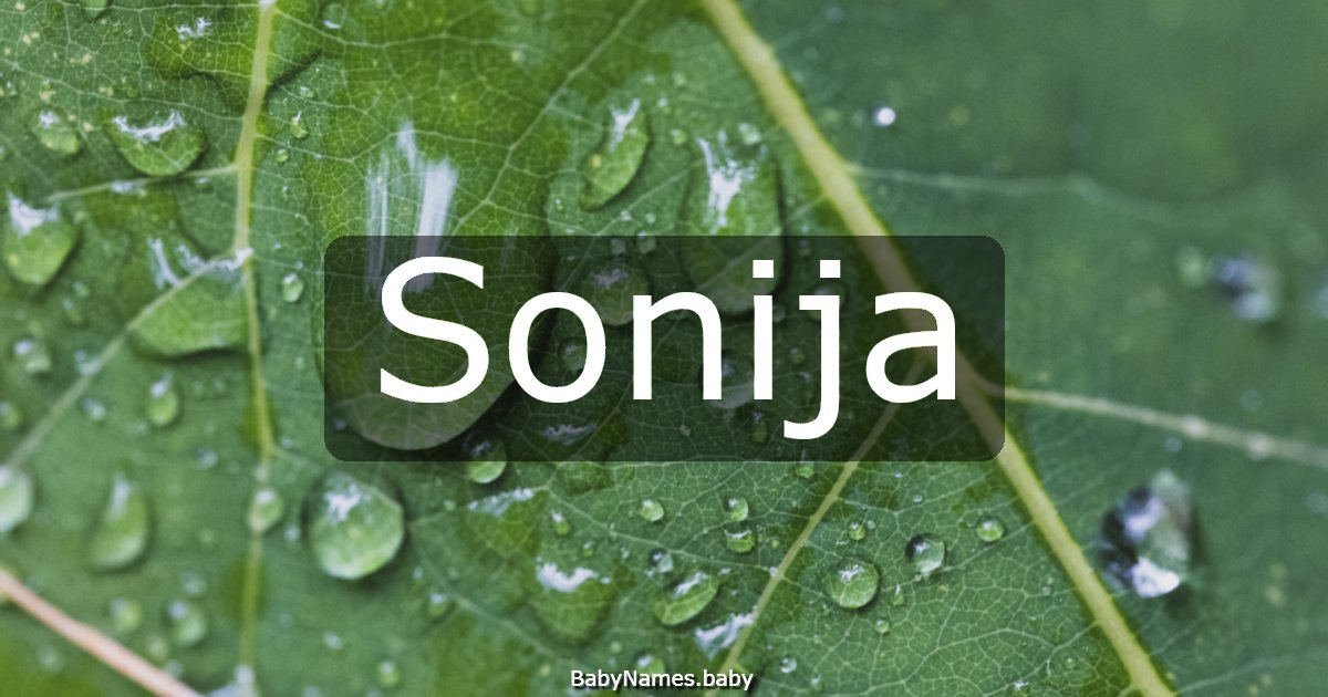 Sonija