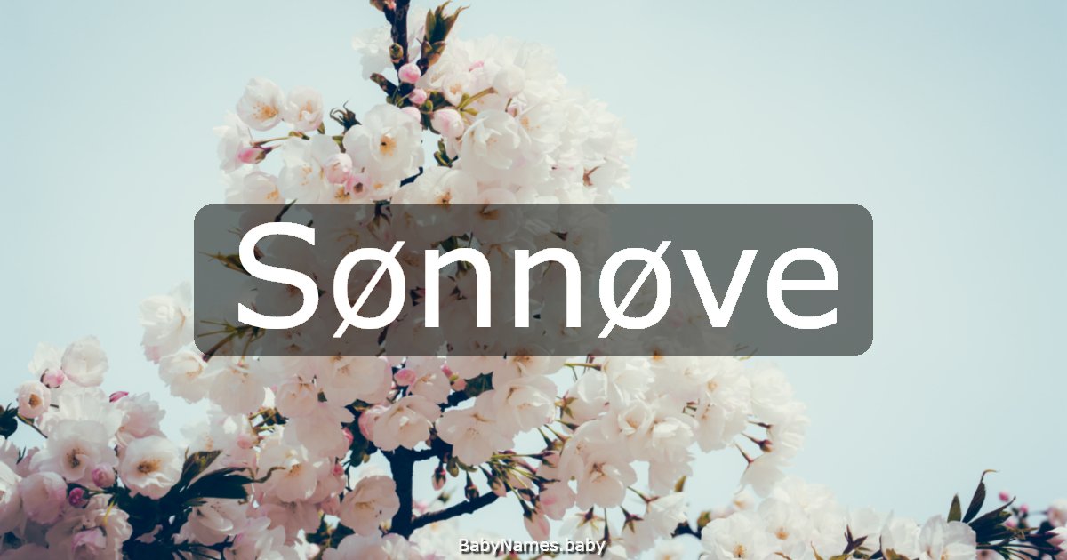 Sønnøve