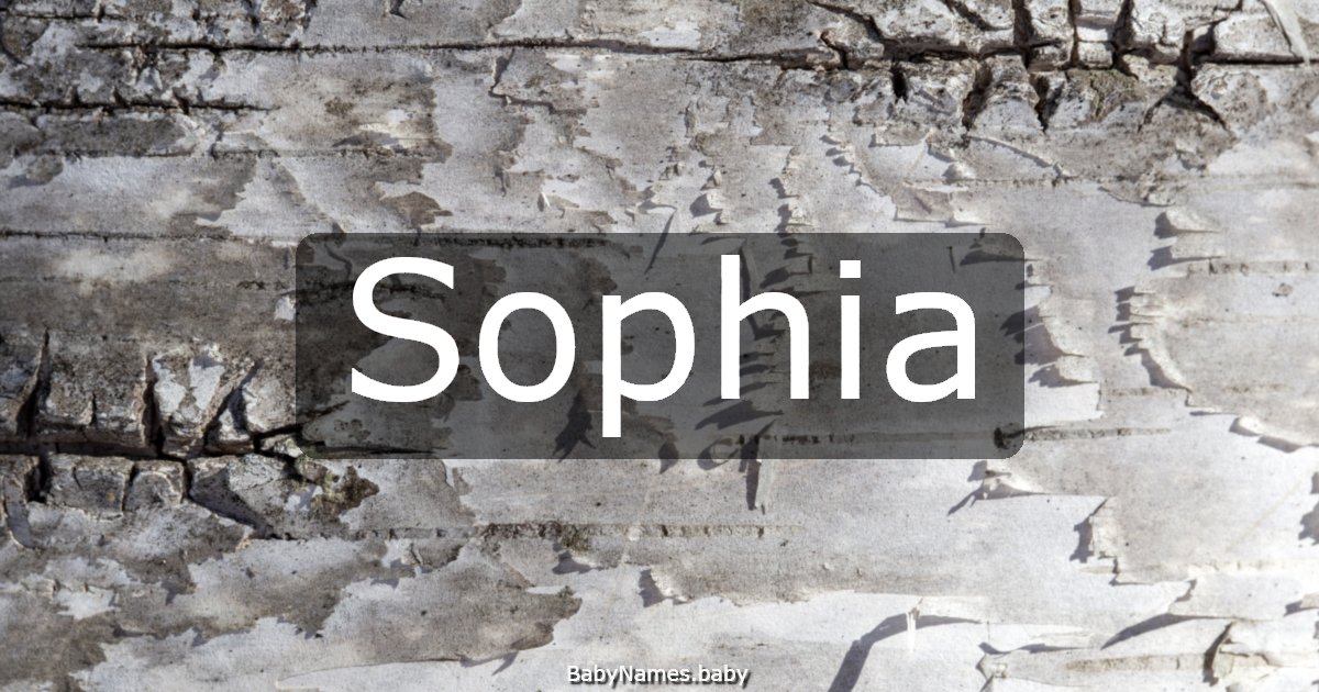 Sophia