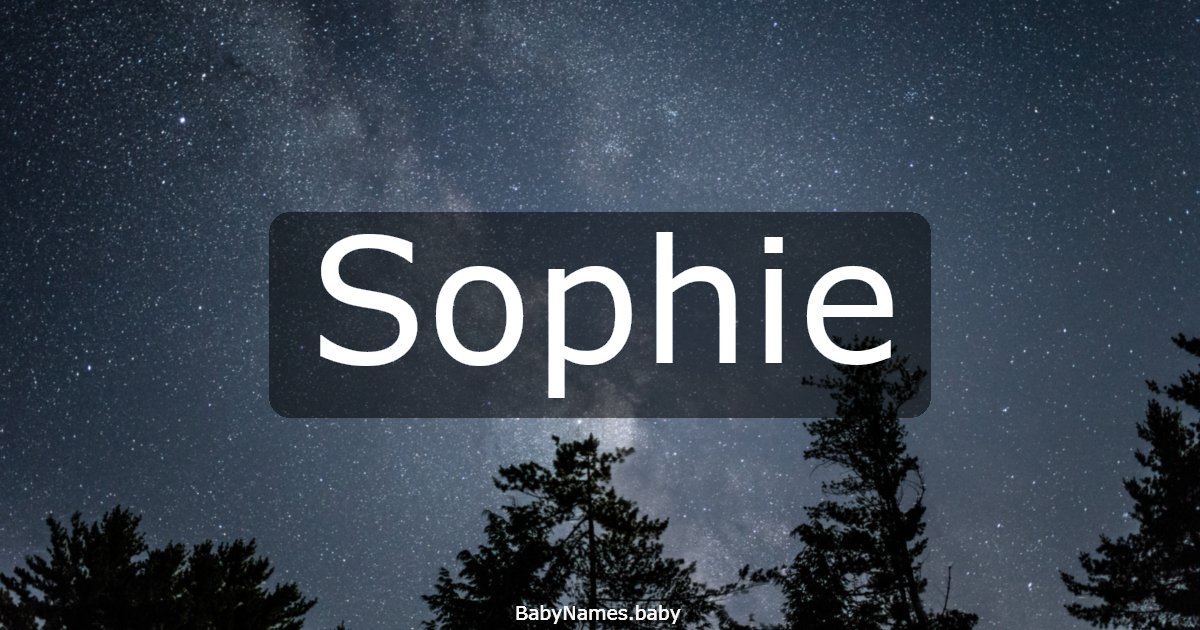 Sophie