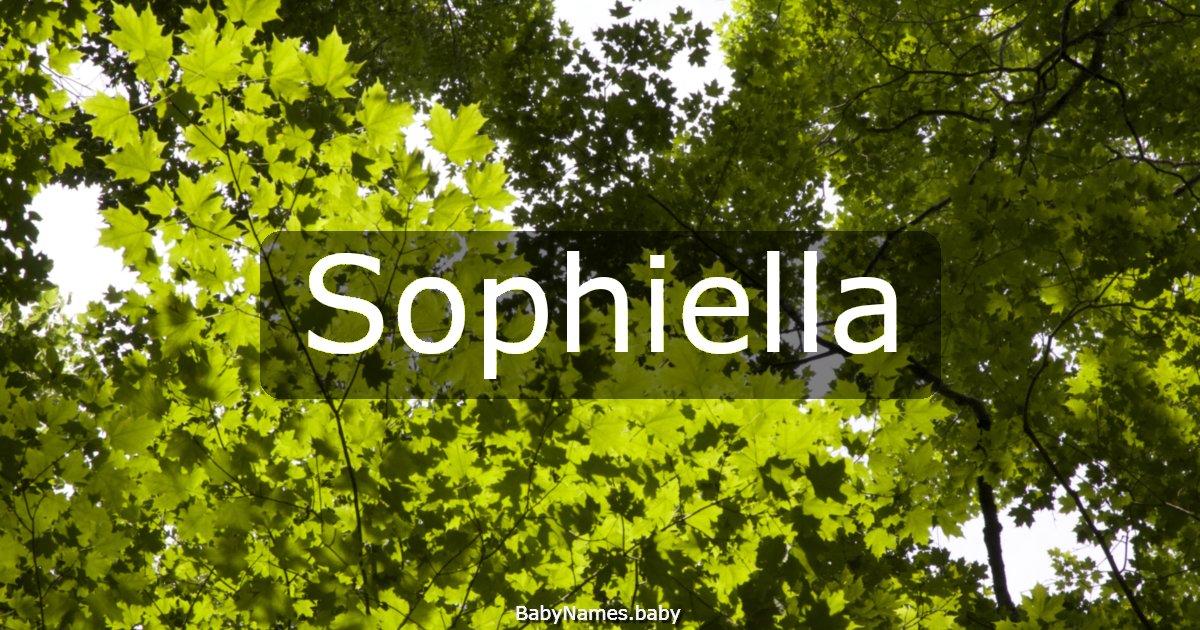 Sophiella