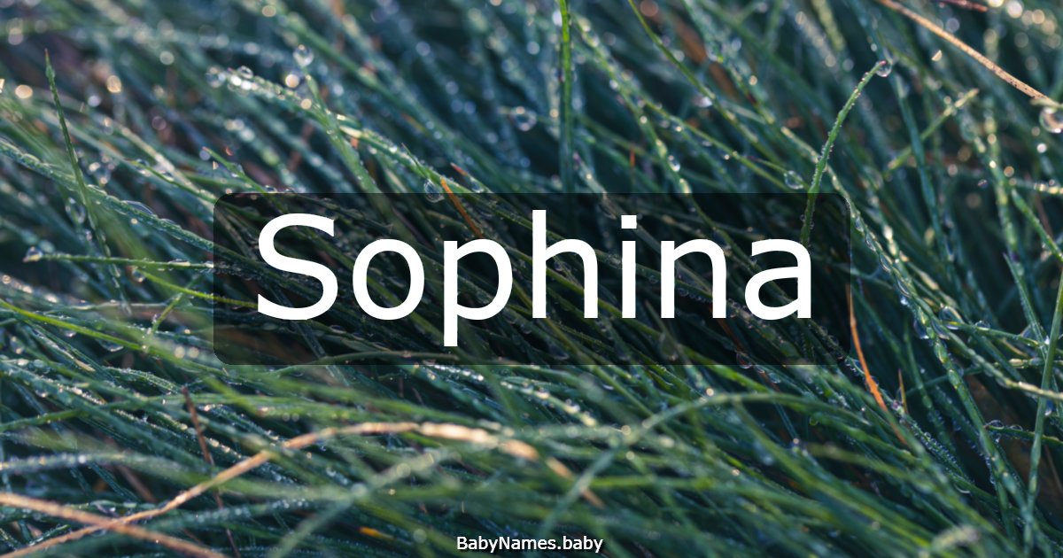 Sophina
