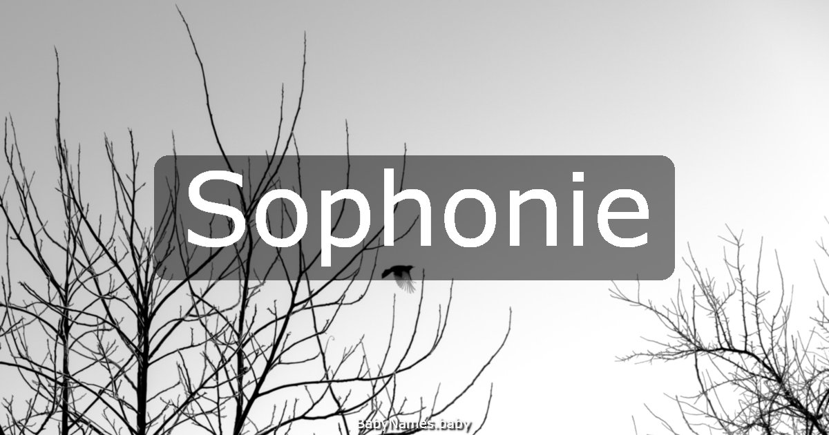 Sophonie