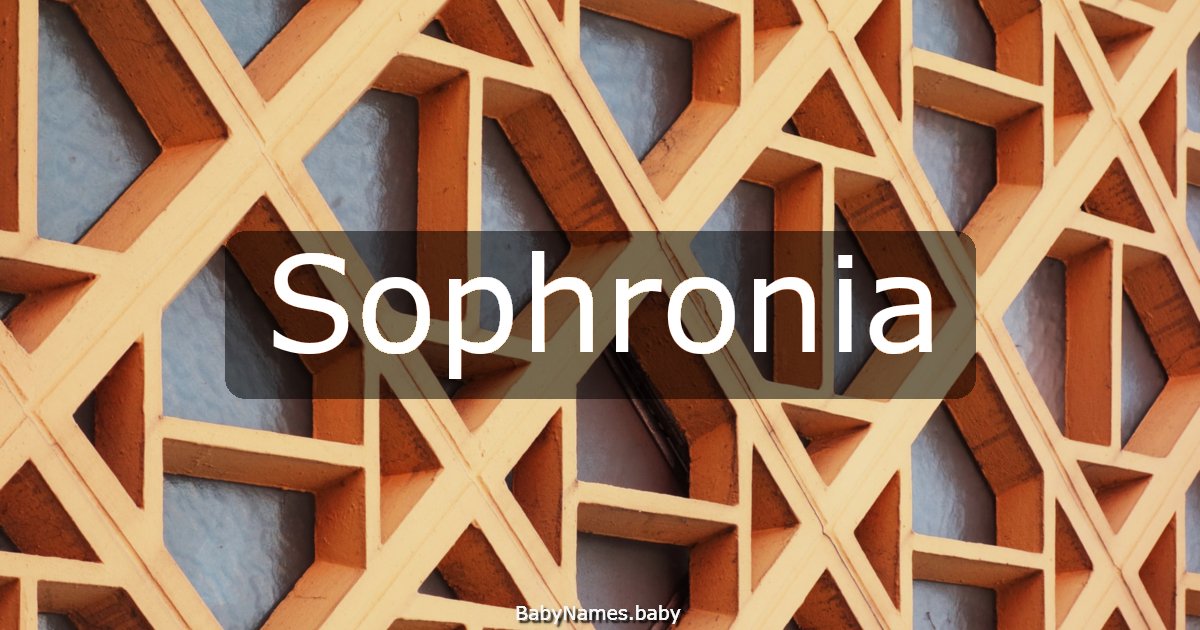 Sophronia