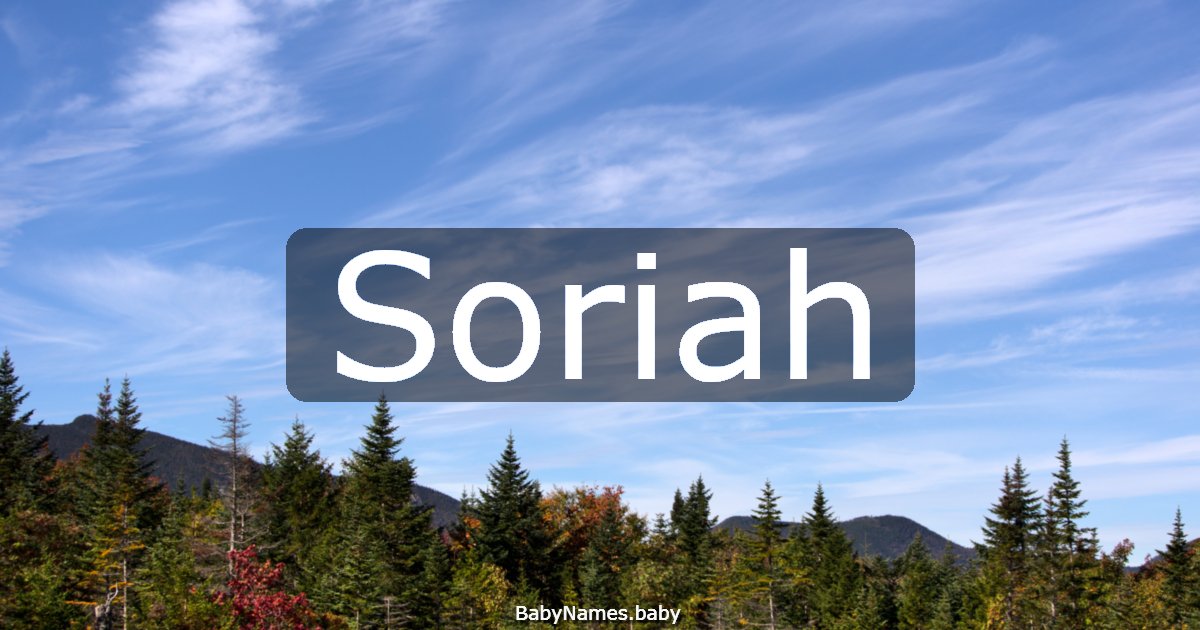 Soriah