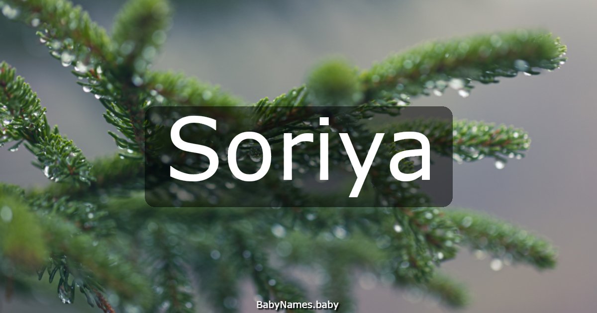 Soriya