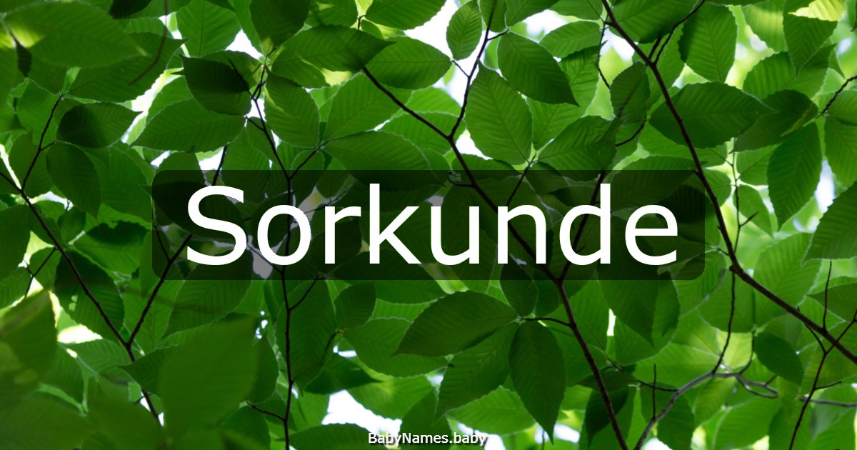 Sorkunde