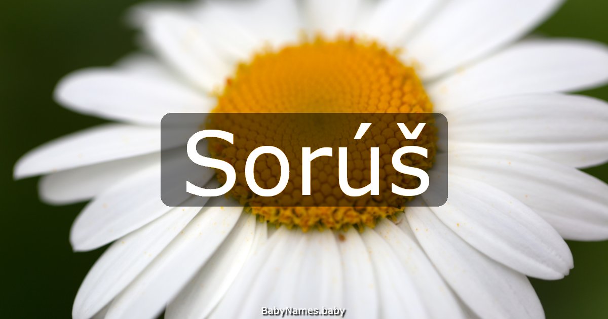Sorúš