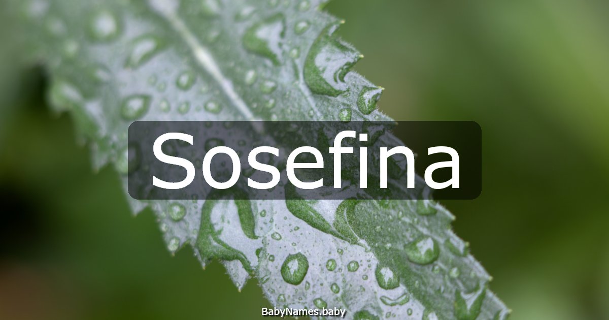 Sosefina
