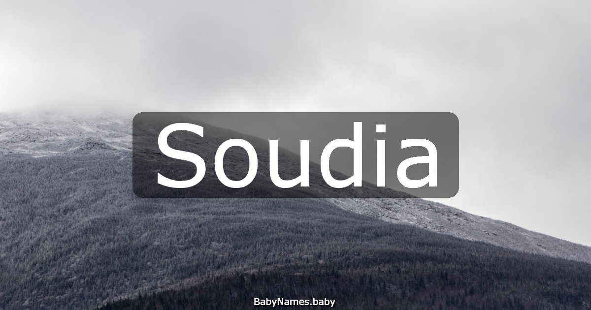 Soudia