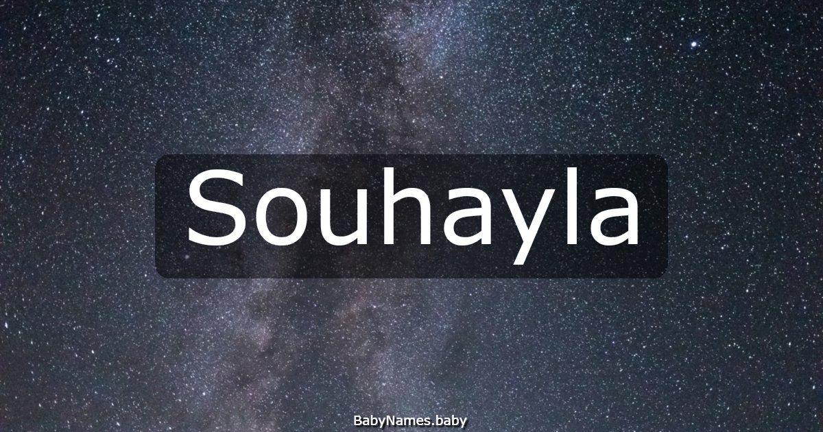 Souhayla