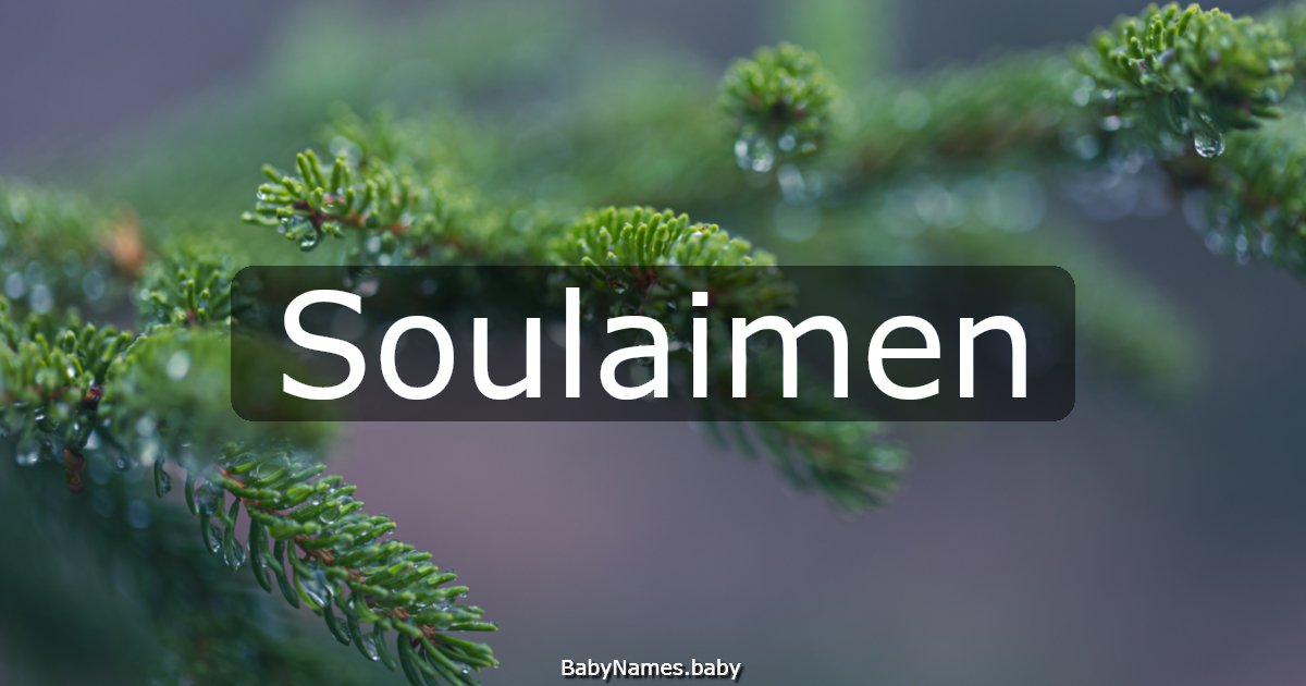 Soulaimen