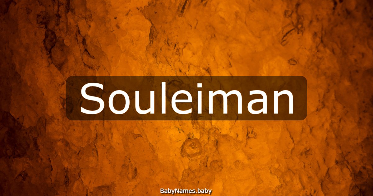 Souleiman