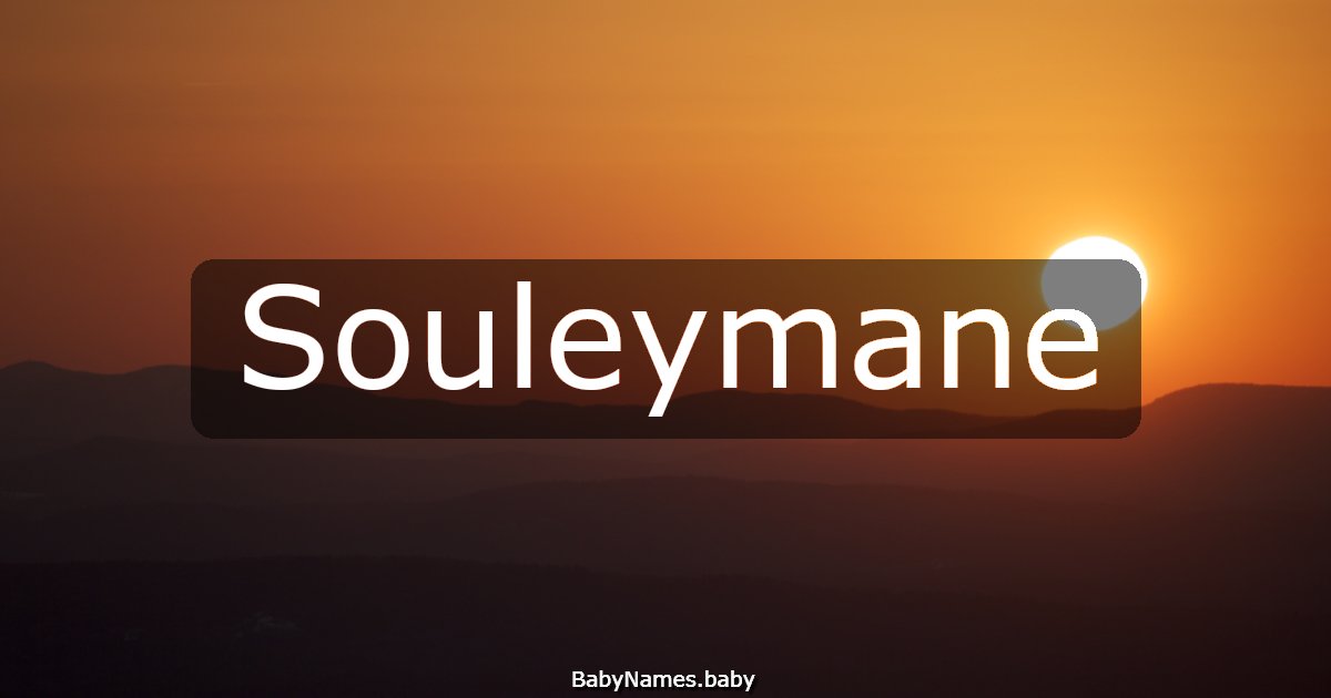 Souleymane