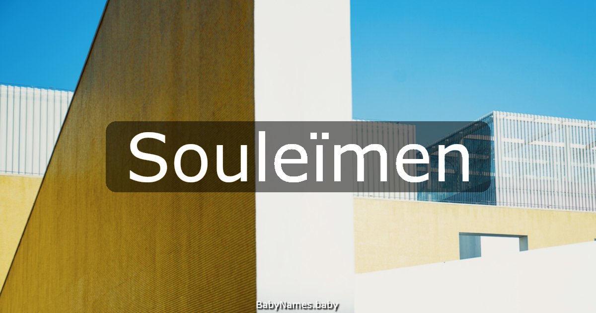 Souleïmen