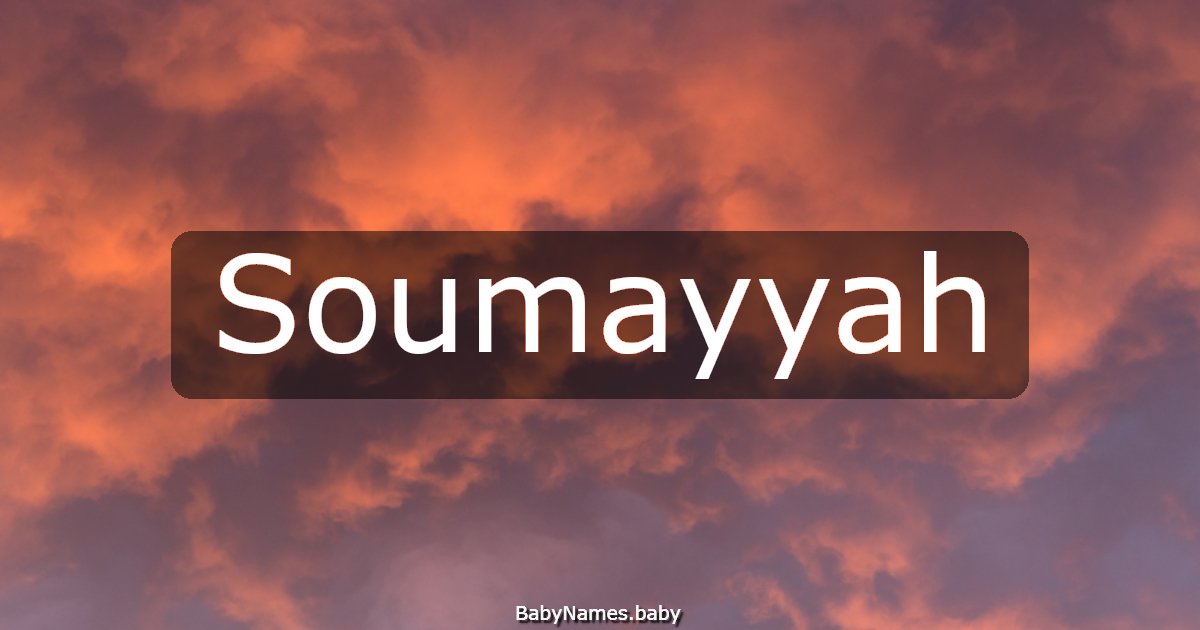 Soumayyah