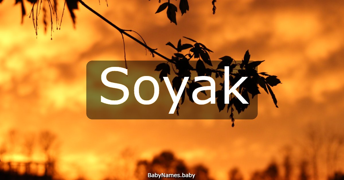 Soyak