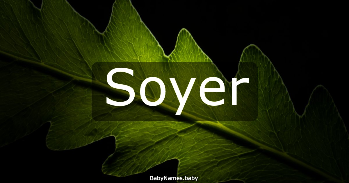 Soyer
