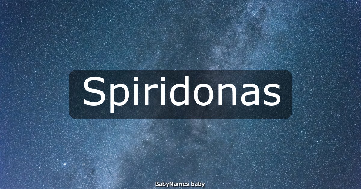 Spiridonas