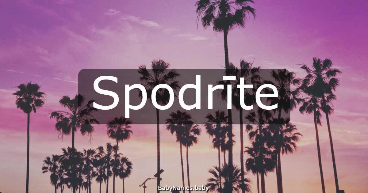Spodrīte