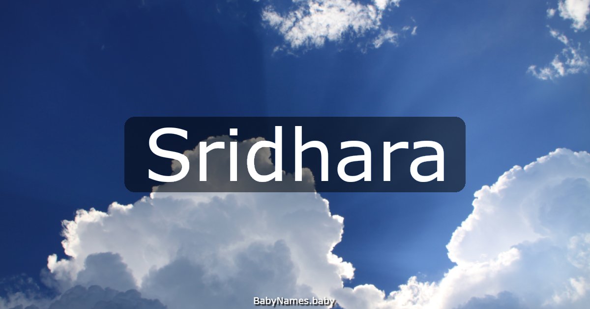 Sridhara
