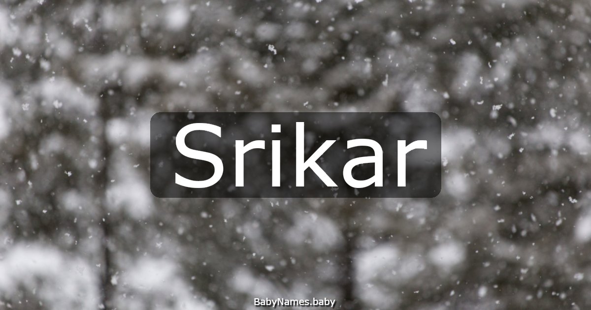 Srikar