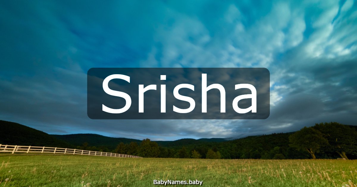 Srisha