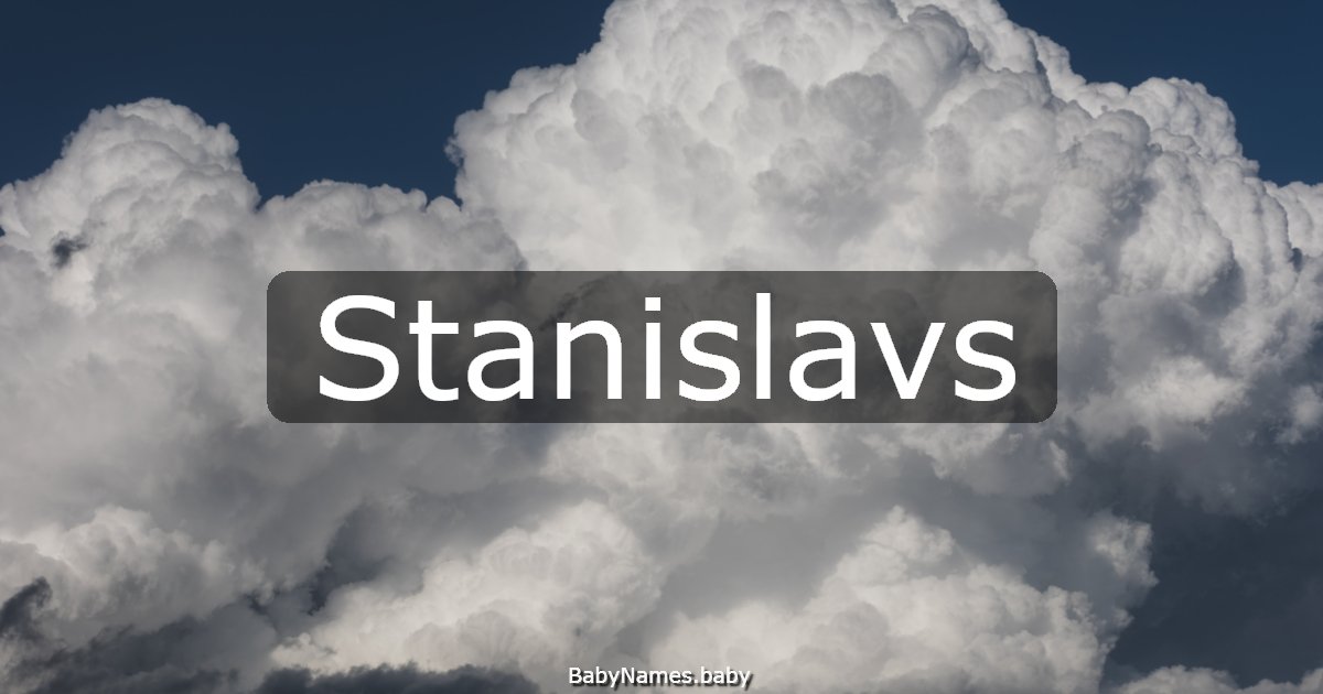 Stanislavs