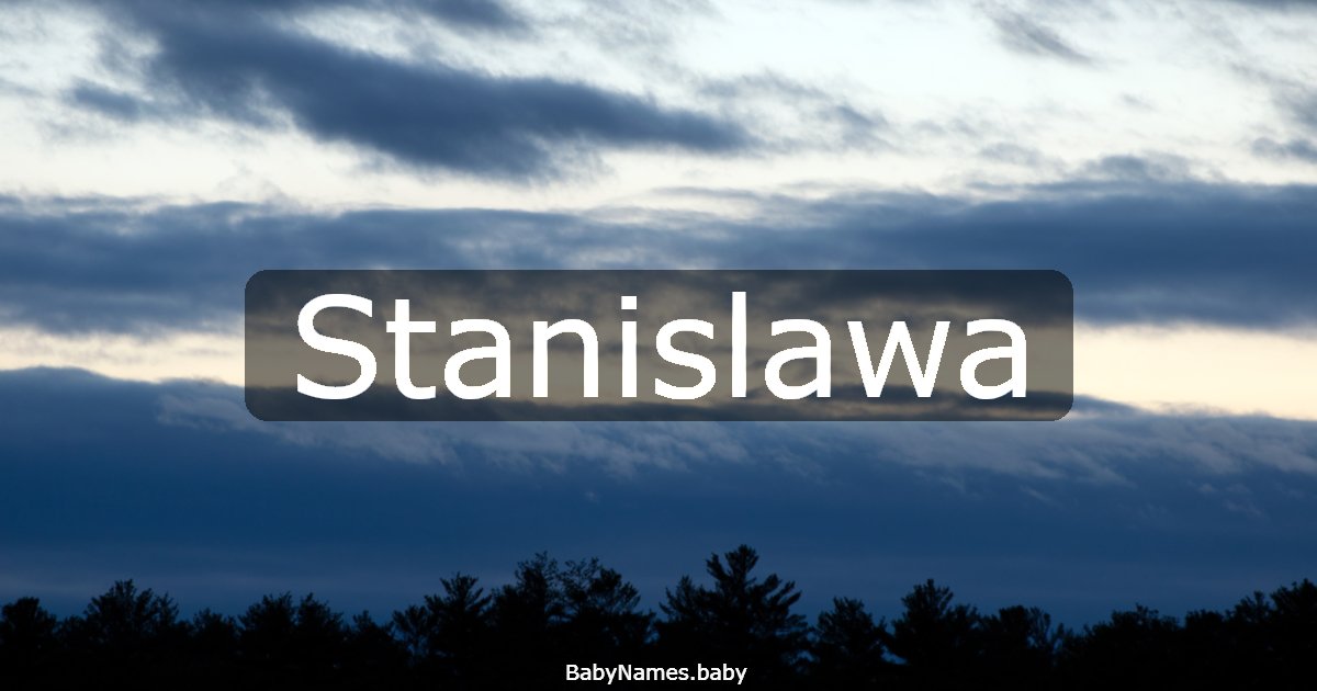 Stanislawa