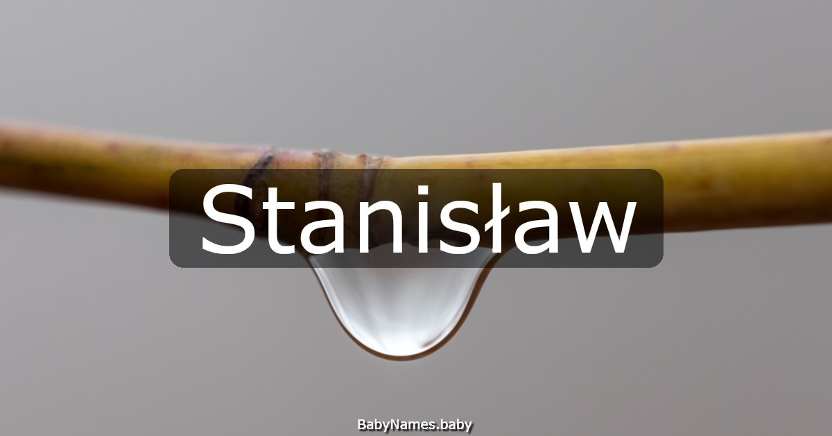Stanisław