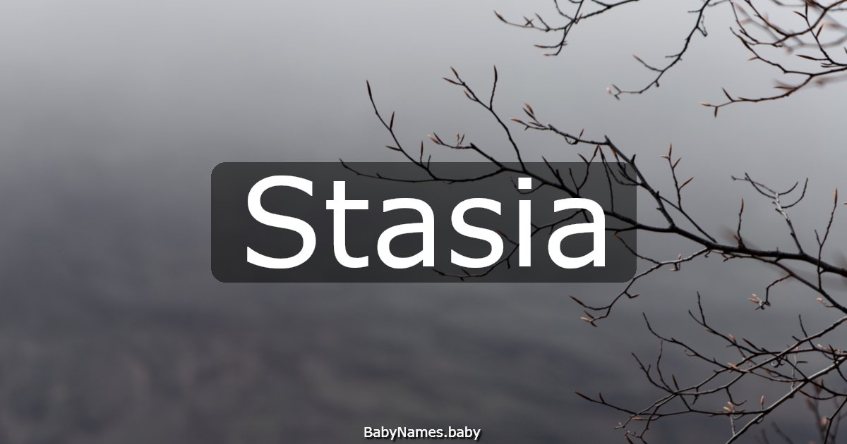 Stasia