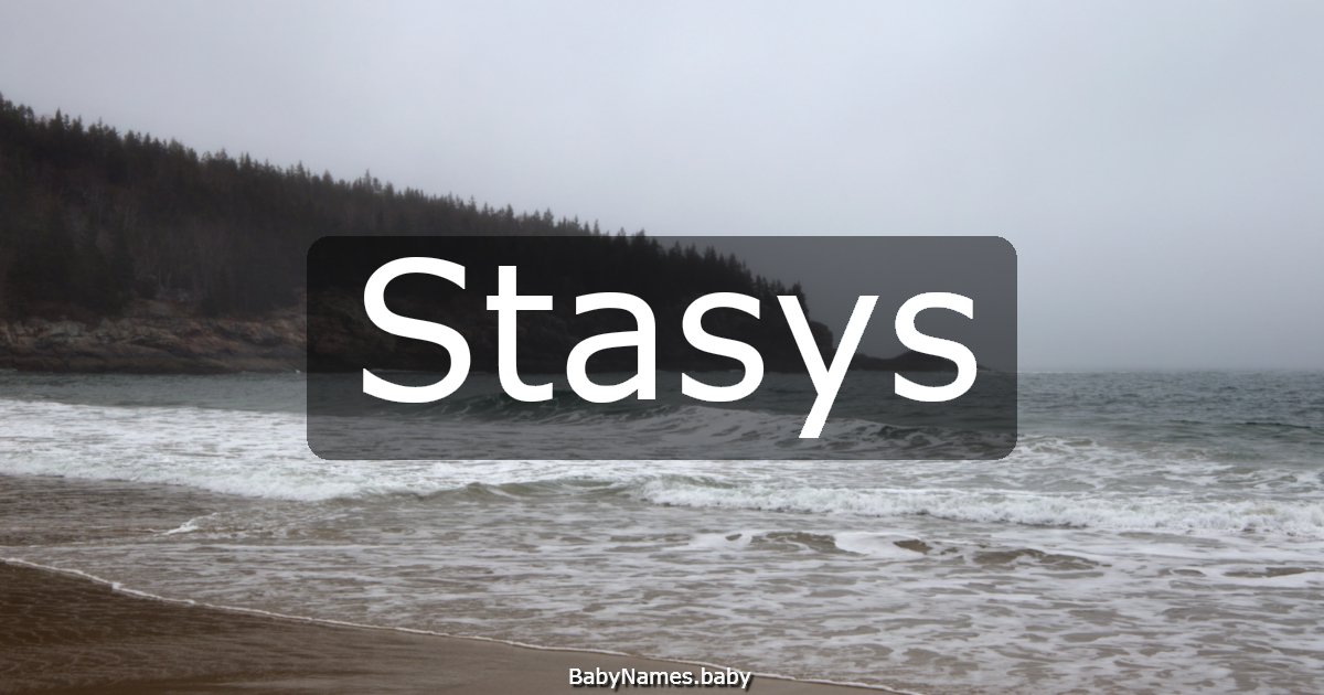 Stasys