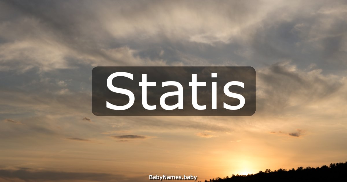 Statis