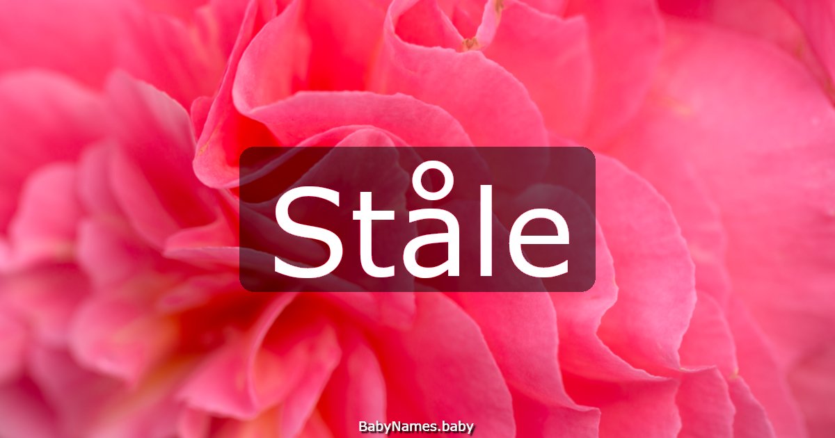 Ståle