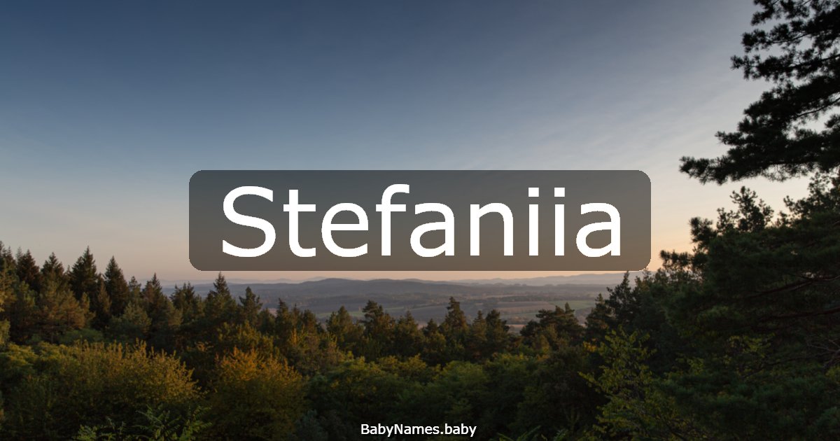 Stefaniia