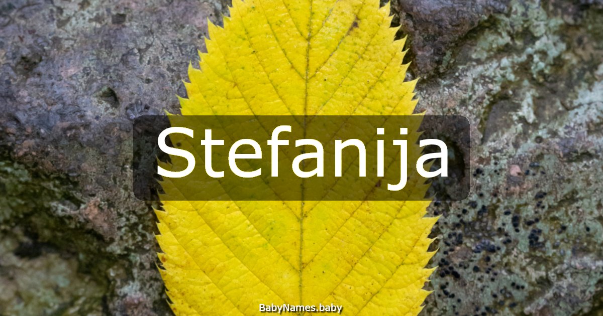 Stefanija