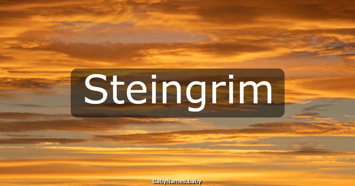 Steingrim