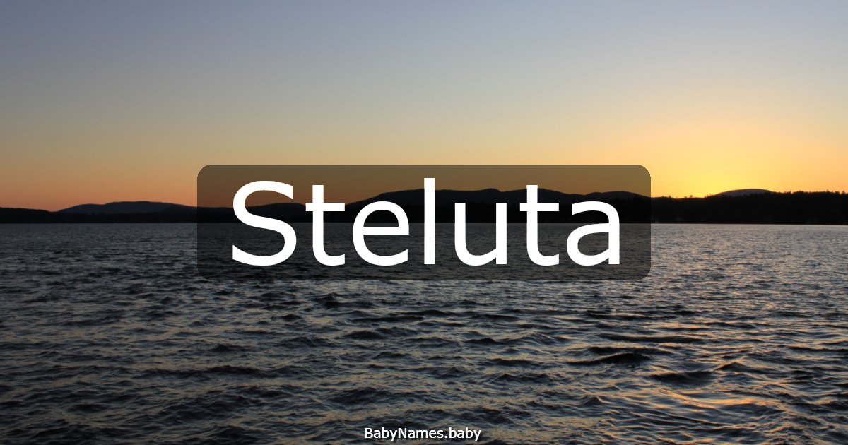 Steluta