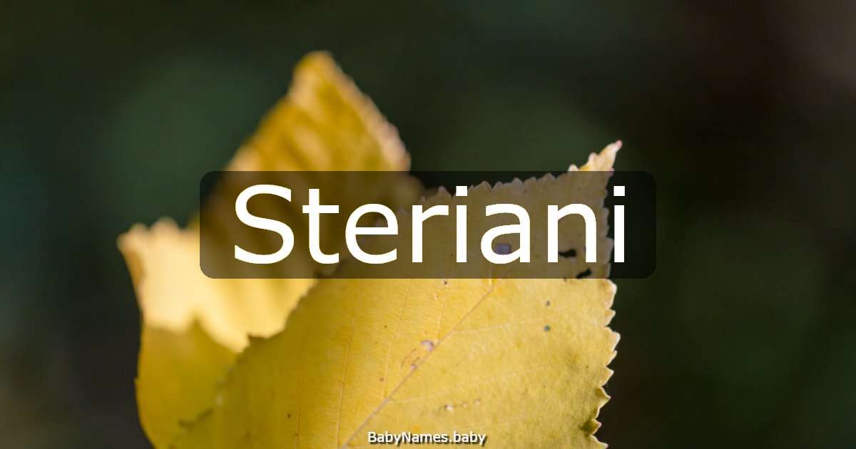 Steriani