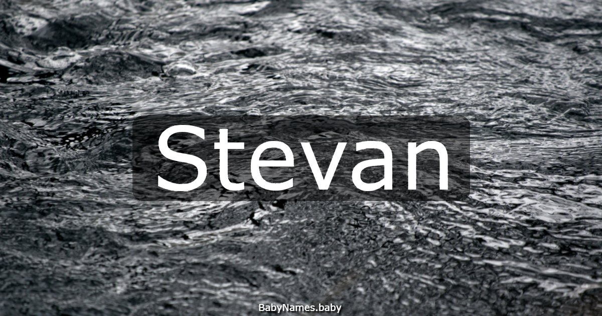 Stevan