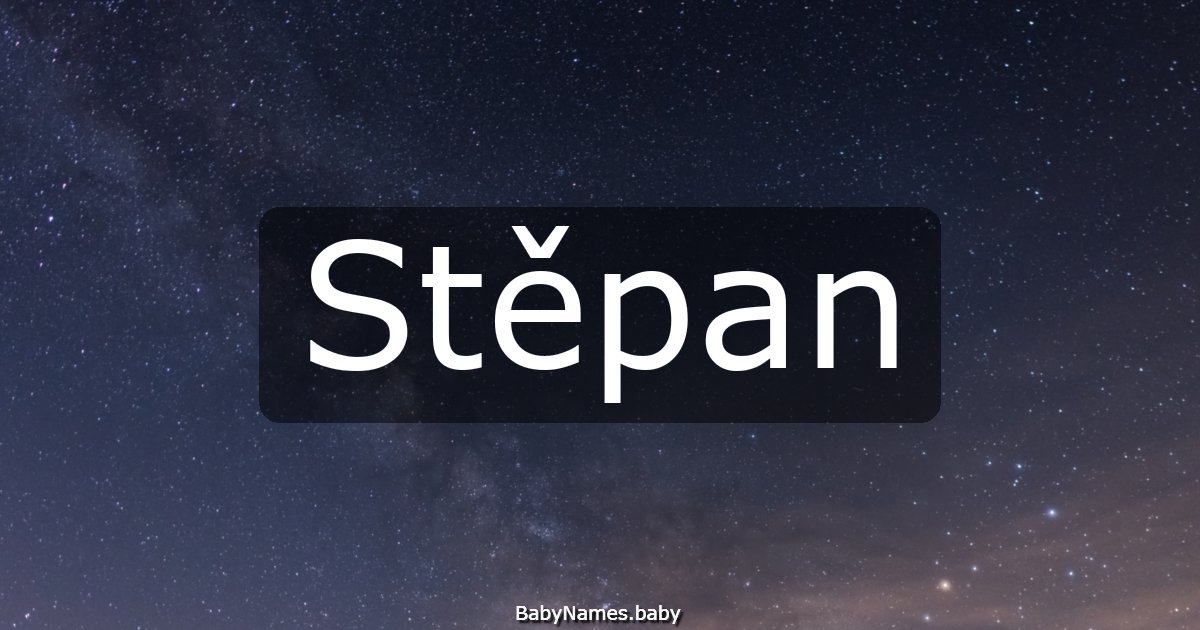 Stěpan