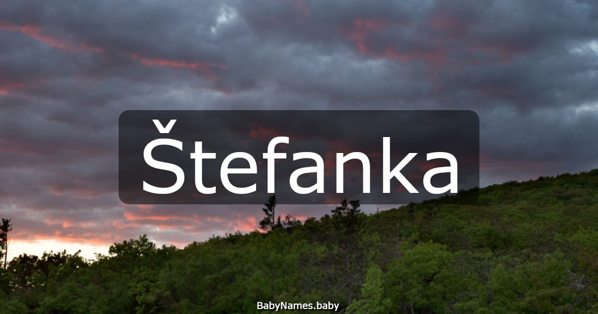 Štefanka