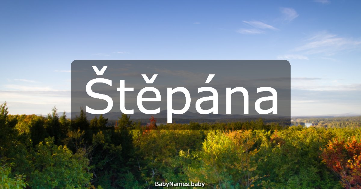 Štěpána