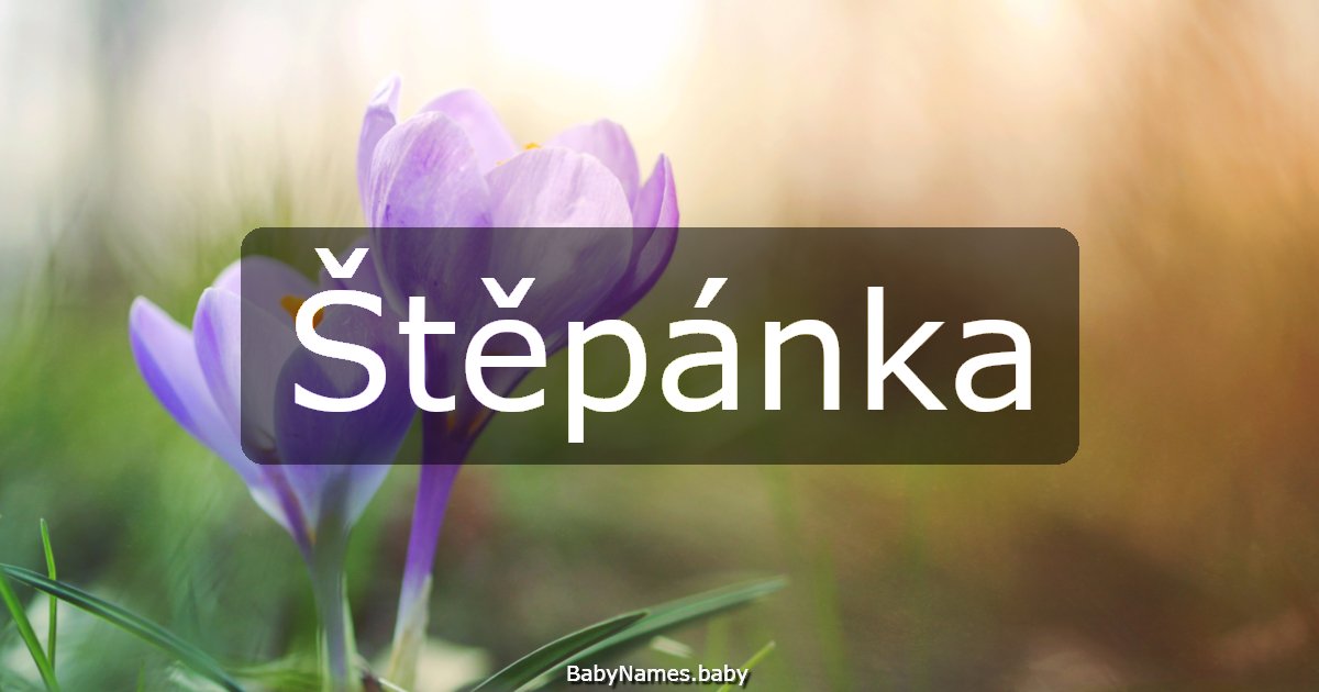 Štěpánka