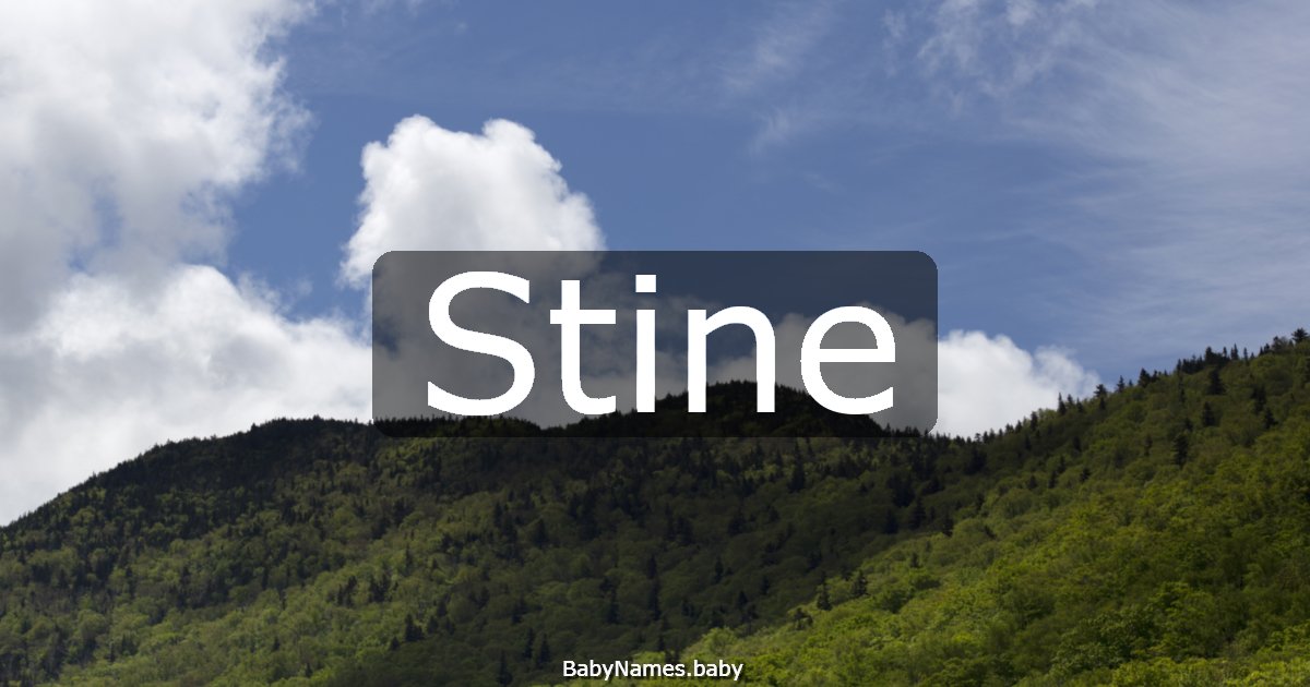 Stine